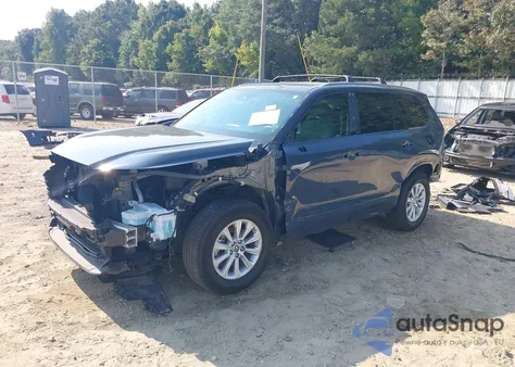 2025 Toyota Grand Highlander Xle from USA, damaged, VIN 5TDAAAA50SS020170